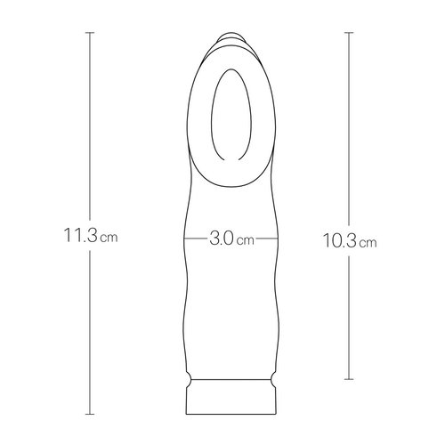 Siliconen Mini Vibrator met Sensuele Massage Kop VeDO Siliconen Mini Vibrator met Sensuele Massage Kop