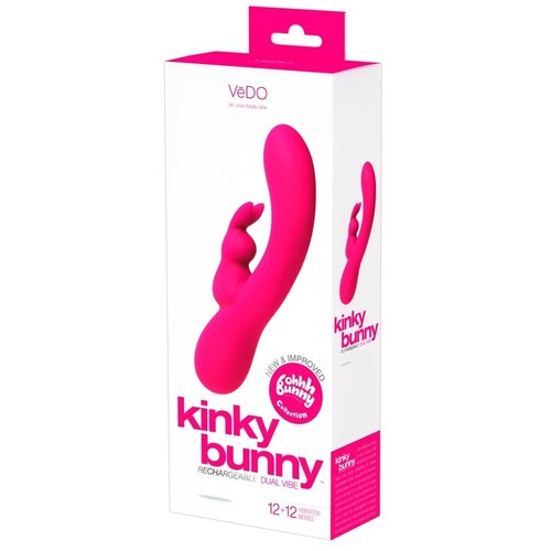 VeDO Kinky Siliconen Bunny Vibrator Fijnzacht