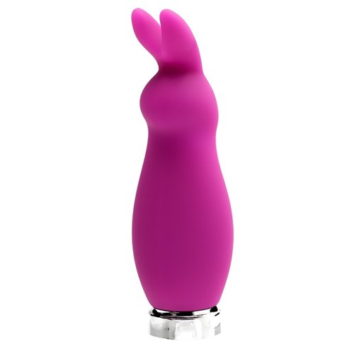 Siliconen Opleg Vibrator met Bunny Oren VeDO Siliconen Opleg Vibrator met Bunny Oren