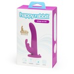 happyrabbit Vibrerende Strap On met G-spot Bunny