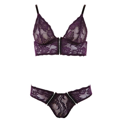 Cottelli Collection Lingerie Uitdagende Lingerie Set met Haak Sluitingen