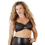 Cottelli Collection Plus Sexy Beha met Transparante Inzetstukken Wetlook