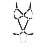 Bad Kitty Strap Body Riem Harnas met Studs en Schaamlip Ketting