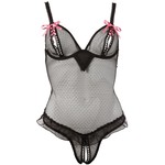 Open Peephole Body met Lichte Ruches Cottelli Collection Lingerie Open Peephole Body met Lichte Ruches
