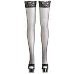 Cottelli Collection Stockings & Hosiery Non Slip Net Kousen met Verleidend Ontwerp