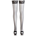 Cottelli Collection Stockings & Hosiery Non Slip Net Kousen met Verleidend Ontwerp