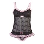 Sexy en Onschuldig Baby Doll met Top en Slip Cottelli Collection Lingerie Sexy en Onschuldig Baby Doll met Top en Slip