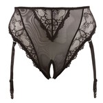 Plus Size Sierlijk Jarretel Slip met Kanten Inleg Cottelli Collection Plus Plus Size Sierlijk Jarretel Slip met Kanten Inleg