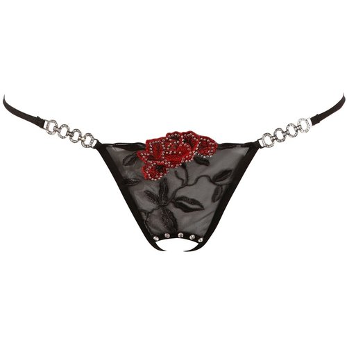 Kruisloze String van Fijn Netstof Cottelli Collection Lingerie Kruisloze String van Fijn Netstof