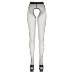 Open Kruis Panty met Gewoven Tangopatroon Cottelli Collection Stockings & Hosiery Open Kruis Panty met Gewoven Tangopatroon