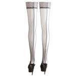 Stay Up Kousen met Zilveren Kanten Rand Cottelli Collection Stockings & Hosiery Stay Up Kousen met Zilveren Kanten Rand