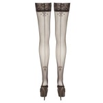 Klassieke Stay-Up Kousen met Mooie Borduursels Cottelli Collection Stockings & Hosiery Klassieke Stay-Up Kousen met Mooie Borduursels