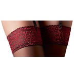 Cottelli Collection Stockings & Hosiery Erotische Kousen met Rode Rand Verfijnd