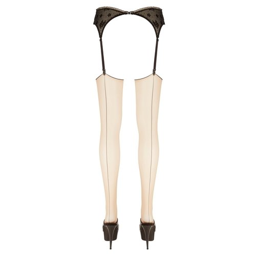 Cottelli Collection Stockings & Hosiery Kousen met Clips voor een Uitzonderlijke Look