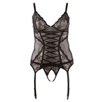 Plus Size Sexy Jarretel Set Licht Transparant Cottelli Collection Plus Plus Size Sexy Jarretel Set Licht Transparant