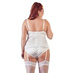Plus Size Jarretel Basque met Losse Cups Cottelli Collection Plus Plus Size Jarretel Basque met Losse Cups