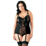 Plus Size Jarretel Body Lingerie Set Cottelli Collection Plus Plus Size Jarretel Body Lingerie Set