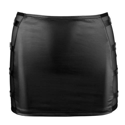 Cottelli Collection Party Mini Rok met Transparante Mesh Inzetstukken