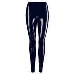 Late X Latex Legging met 3 Weg Ritssluiting in Kruis