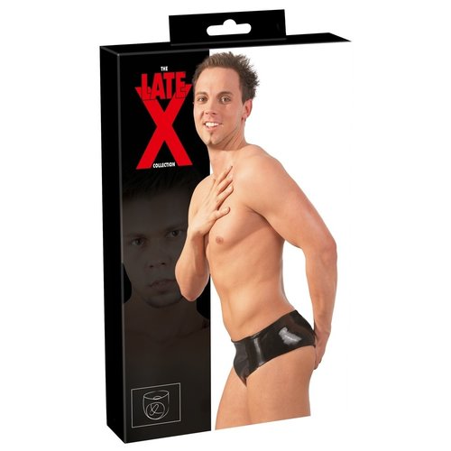Wetlook Latex Slip met Interne Dildo Late X Wetlook Latex Slip met Interne Dildo