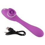 You2Toys Multifunctionele Rabbit Vibrator met Lik Functie Buigbaar