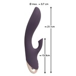 JAVIDA Ergonomische Gspot en Clitoris Luchtdruk Vibrator