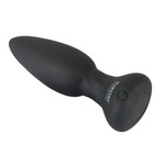 Black Velvets Flexibele Buttplug met Vibratie en Draadloze Besturing