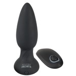 Black Velvets Vibrerende Buttplug met Pulserend Effect en Afstandsbediening