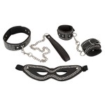Sprankelende Bondage Boeien en Halsband Set Bad Kitty Sprankelende Bondage Boeien en Halsband Set