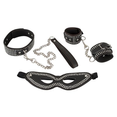 Sprankelende Bondage Boeien en Halsband Set
