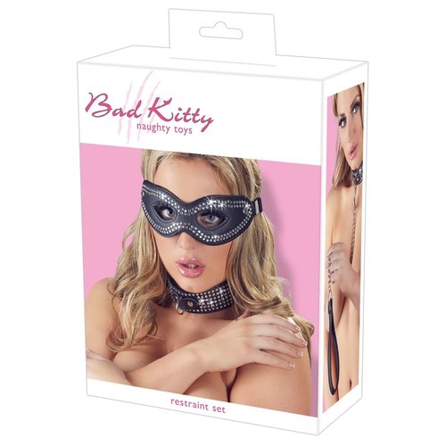 Bad Kitty Sprankelende Bondage Boeien en Halsband Set