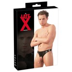 Late X Latex Slip met Open Kruis voor Mannen