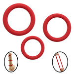 Siliconen Penis Ringen Set Rekbaar en Huidvriendelijk Giddy Up Siliconen Penis Ringen Set Rekbaar en Huidvriendelijk