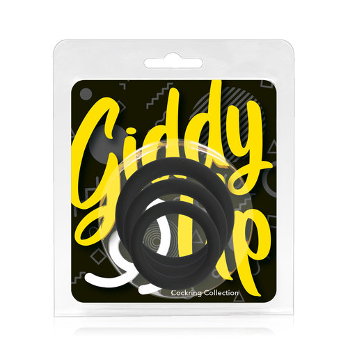 Siliconen Cock Ringen Training Set Zacht en Duurzaam Giddy Up Siliconen Cock Ringen Training Set Zacht en Duurzaam