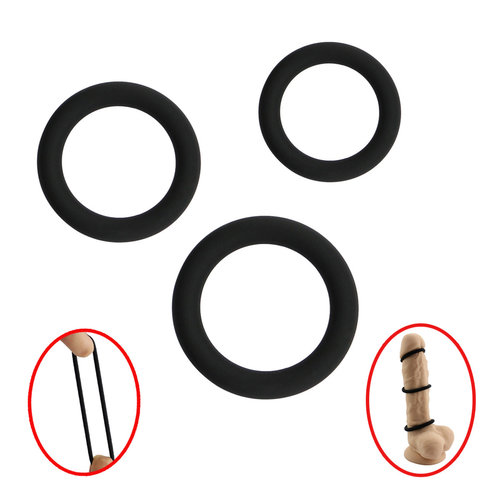 Siliconen Cock Ringen Training Set Zacht en Duurzaam Giddy Up Siliconen Cock Ringen Training Set Zacht en Duurzaam