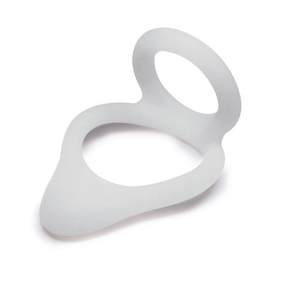 Siliconen Cockring met Balzak Stretcher en Stimulatienop