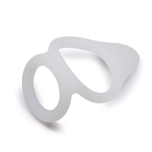 Siliconen Cockring met Balzak Stretcher en Stimulatienop Giddy Up Siliconen Cockring met Balzak Stretcher en Stimulatienop