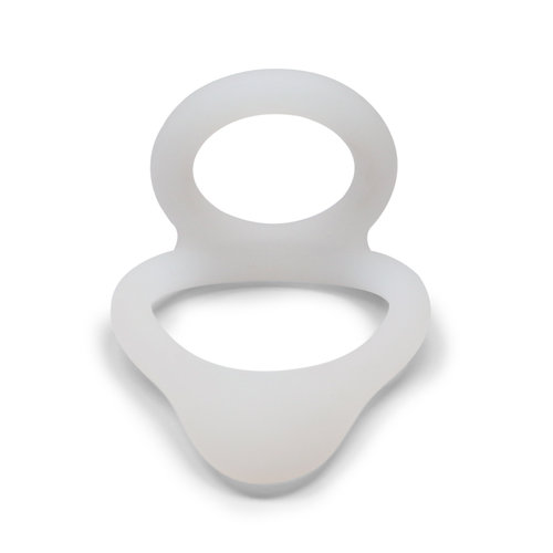 Siliconen Cockring met Balzak Stretcher en Stimulatienop Giddy Up Siliconen Cockring met Balzak Stretcher en Stimulatienop