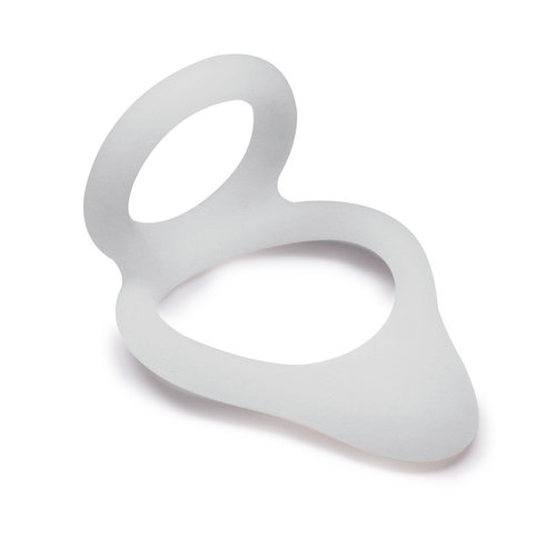 Siliconen Cockring met Balzak Stretcher en Stimulatienop Giddy Up Siliconen Cockring met Balzak Stretcher en Stimulatienop