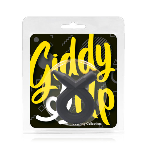 Trendy Cockring met Veter Lus en Hoog Comfort Giddy Up Trendy Cockring met Veter Lus en Hoog Comfort