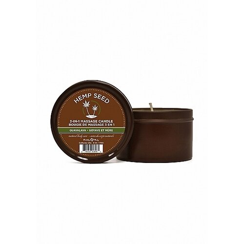 Hemp Seed 3 in 1 Massage Kaars Olie met Heerlijke Geuren 170 gr Earthly Body Hemp Seed 3 in 1 Massage Kaars Olie met Heerlijke Geuren 170 gr