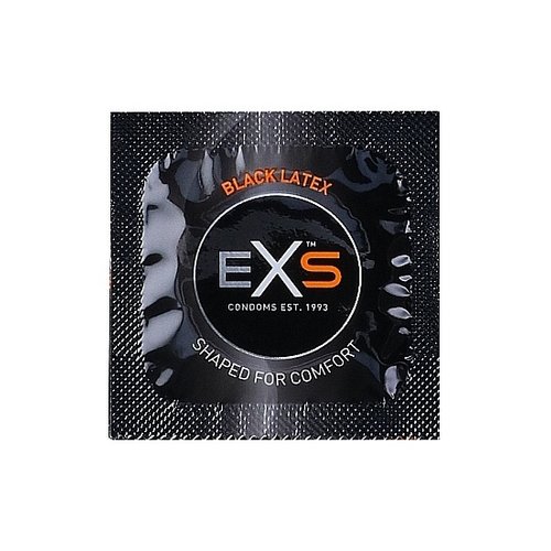 EXS Extra Black Latex Geurloze Condooms Niet Doorschijnend 12 stuks EXS EXS Extra Black Latex Geurloze Condooms Niet Doorschijnend 12 stuks