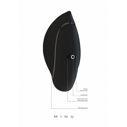 Vive Minu Luxe Opleg Vibrator voor Clitorale Stimulatie Matte Uitstraling