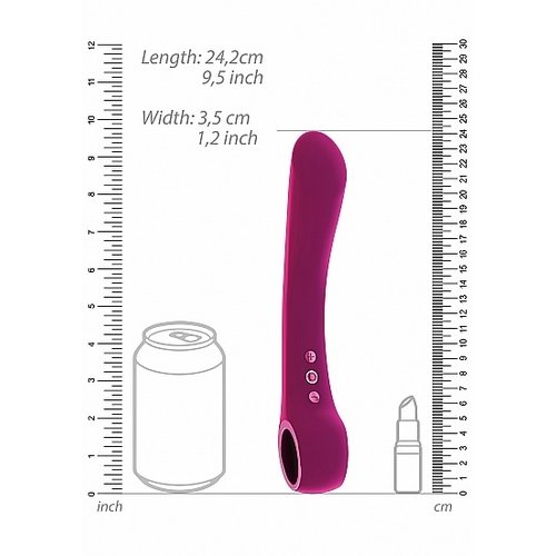 Ombra Buigbare G-spot Vibrator met Ergonomisch Mat Design Vive Ombra Buigbare G-spot Vibrator met Ergonomisch Mat Design