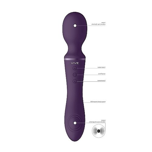 Vive Enora Wand Massager en Gspot Vibrator Zijdezacht