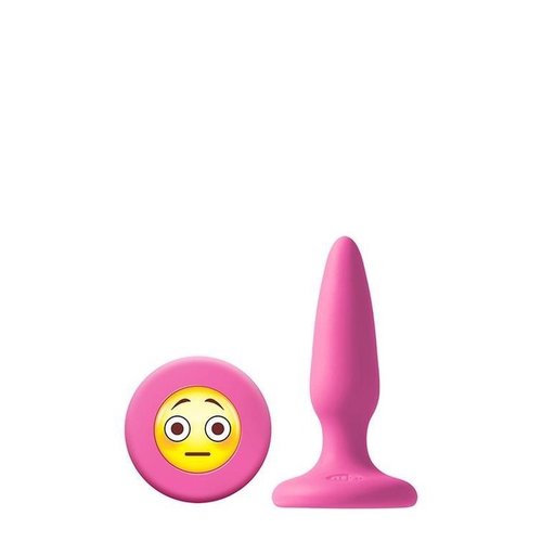 NSnovelties Siliconen Buttplug met Emoji Stop OMG Small