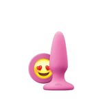 NSnovelties Siliconen Buttplug met Emoji Stop Liefde Medium