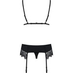 Obsessive Jarretel Lingerie Set van Kant L/XL