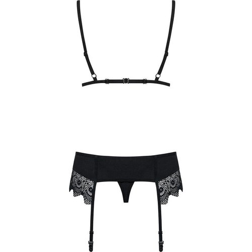 Obsessive Jarretel Lingerie Set van Kant L/XL