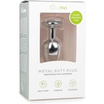 Easytoys Metalen Buttplug met Diamant